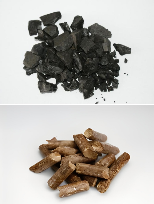 生物(wù)質顆粒燃料與中質煤的(de)主要區别